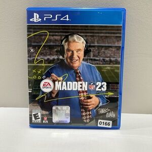 NFL Madden 23 PS4 Game – Blue, White, Yellow, Red